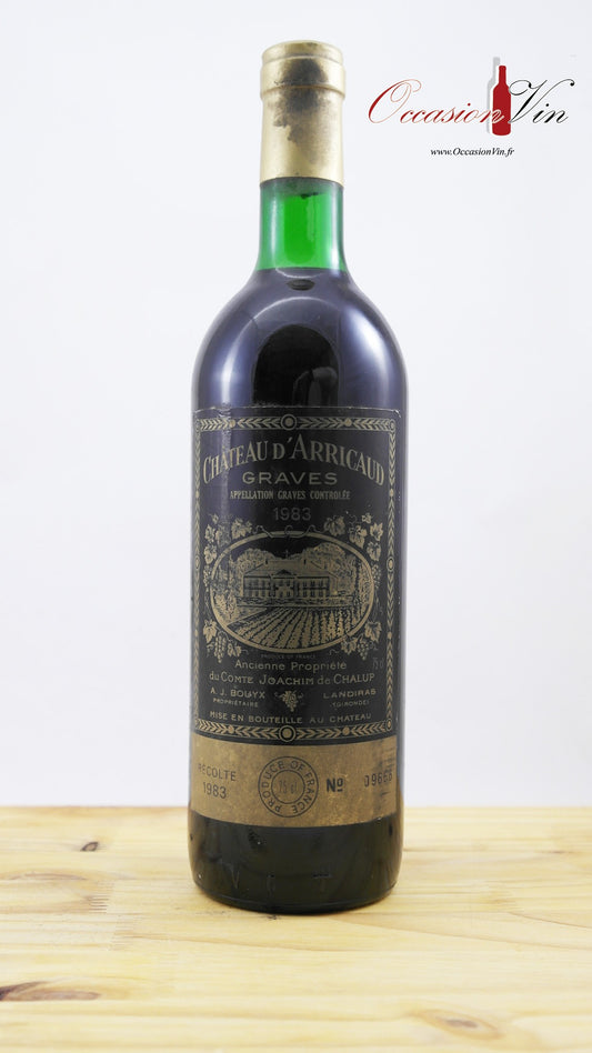 Château d’Arricaud Vin 1983