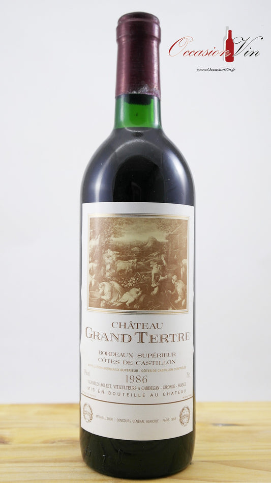 Château Grand Tertre CA Vin 1986