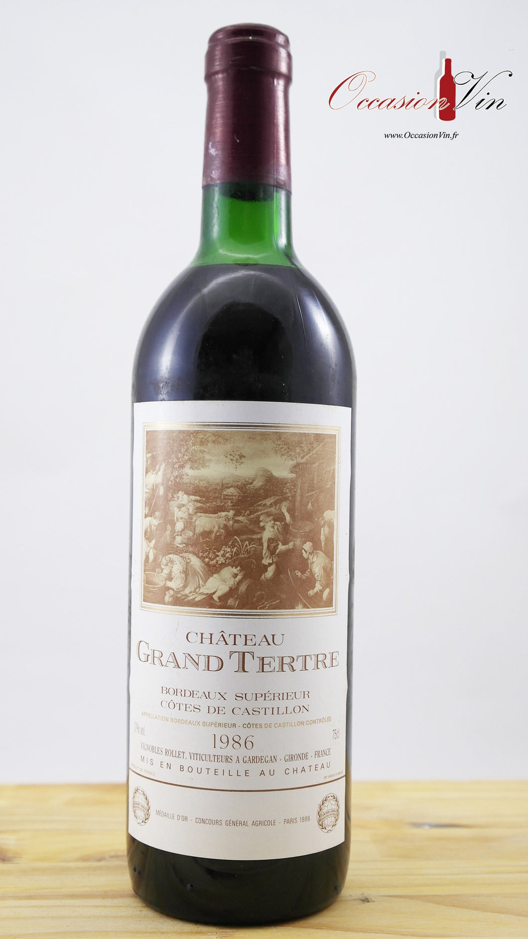 Château Grand Tertre ME Vin 1986