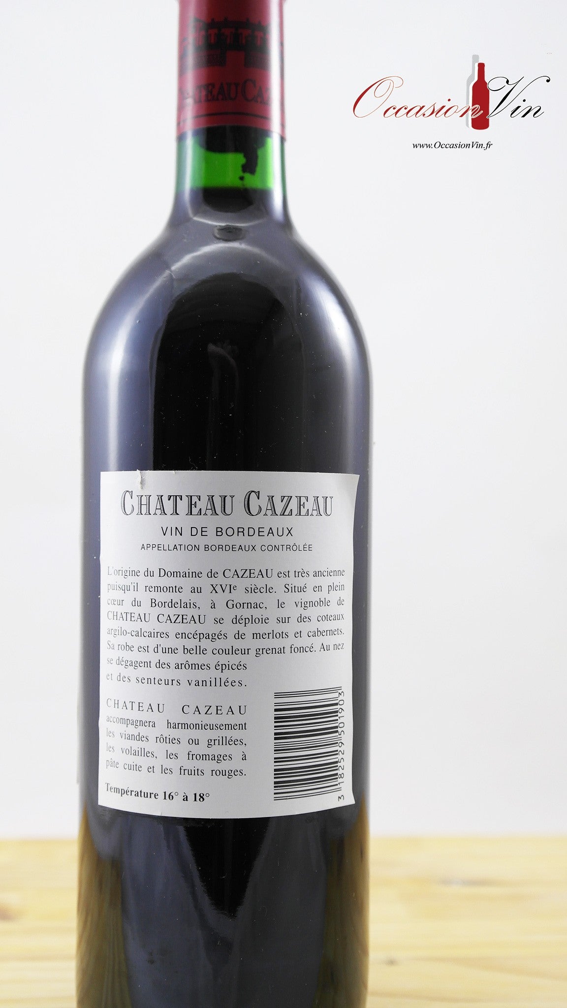 Château Cazeau Vin 1995