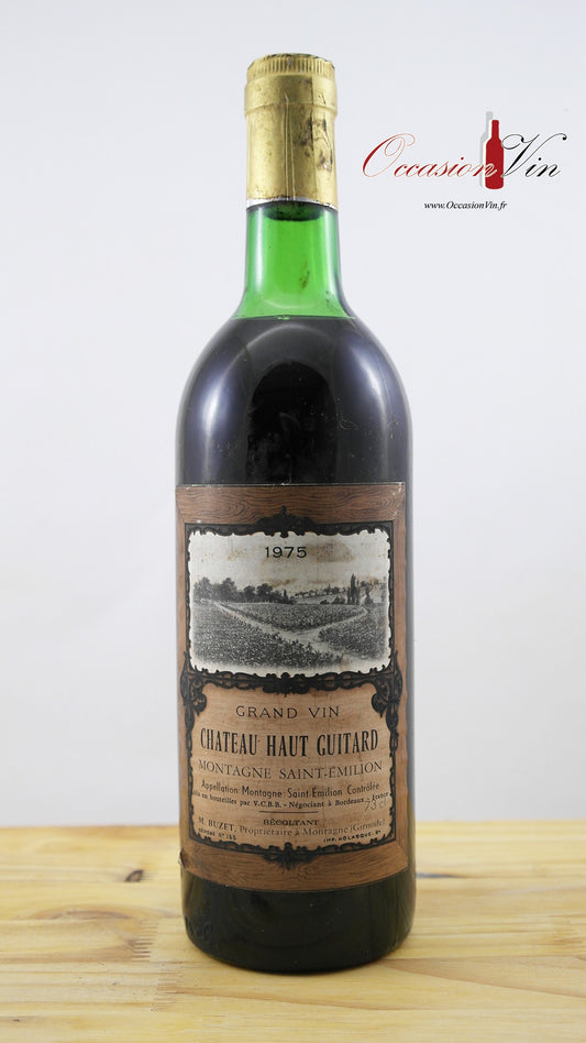 Château Haut Guitard Vin 1975