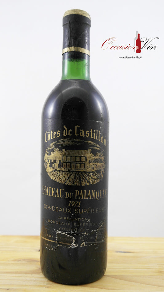 Château du Palanquey EA Vin 1971