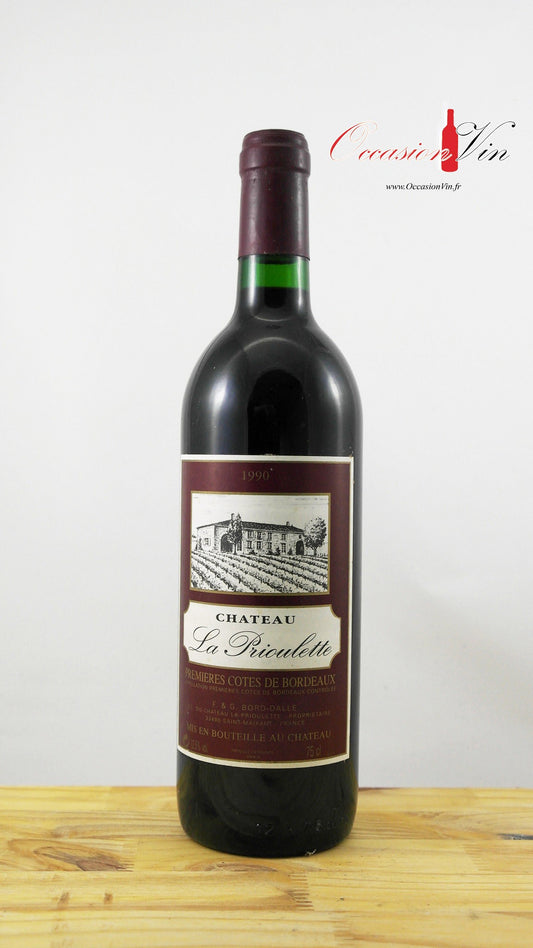 Château La Prioulette Vin 1990