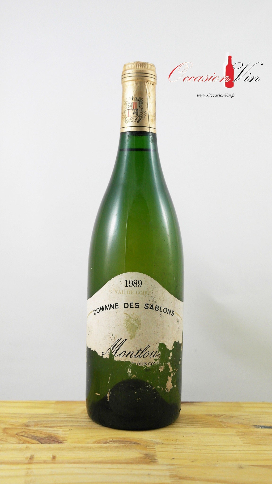 Montlouis  Domaine des Sablons Vin 1989