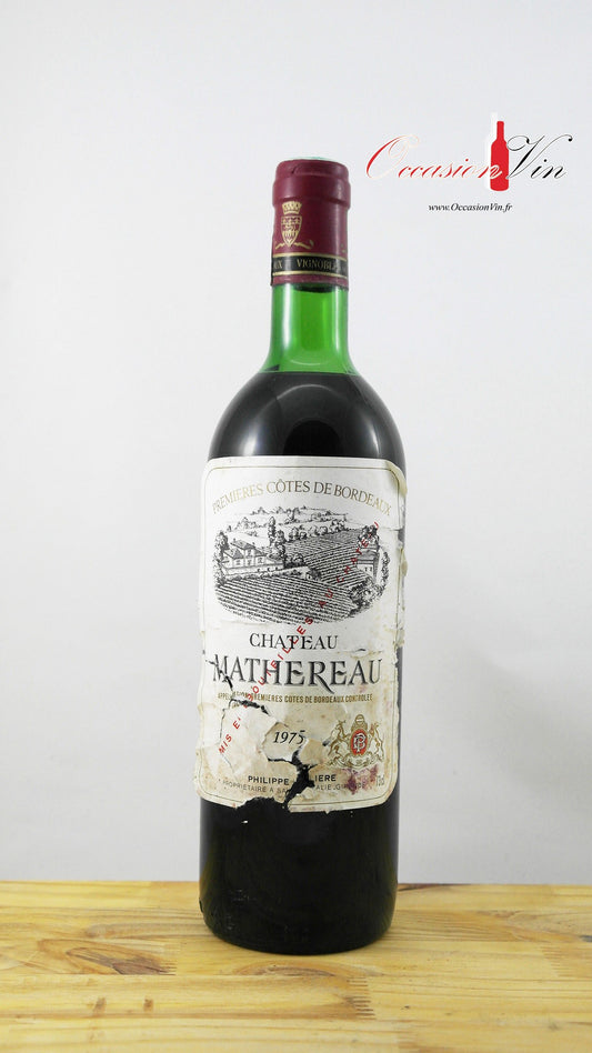 Château Mathereau EA Vin 1975