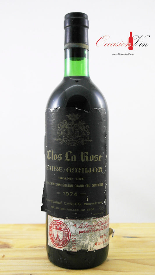 Clos la Rose ELA Vin 1974