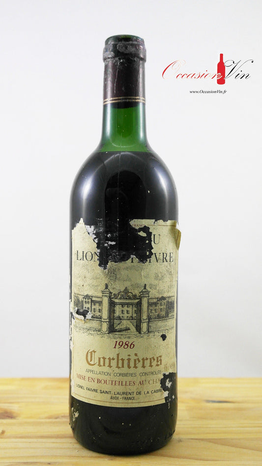 Château Lionel Faivre EA Vin 1986