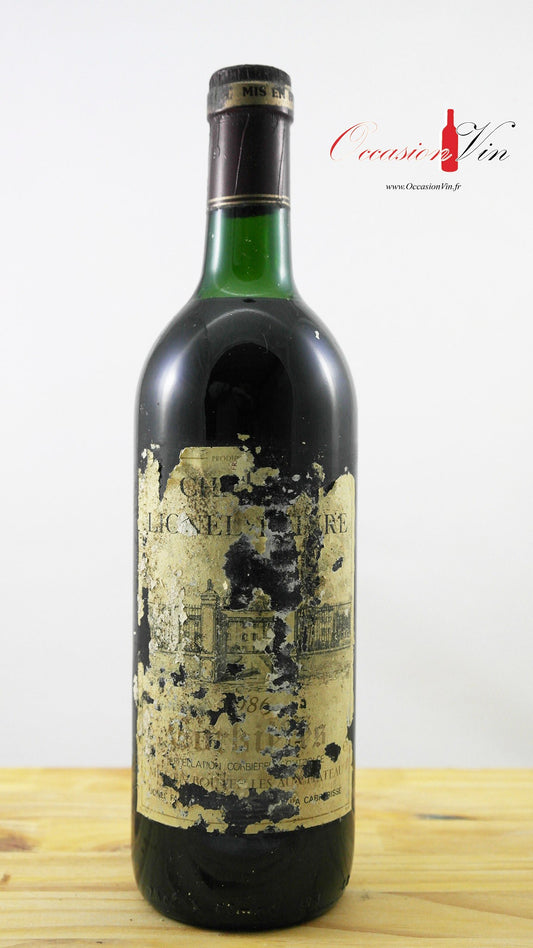 Château Lionel Faivre ETA Vin 1986