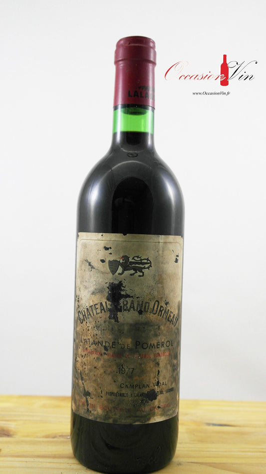 Château Grand Ormeau ELA Vin 1977