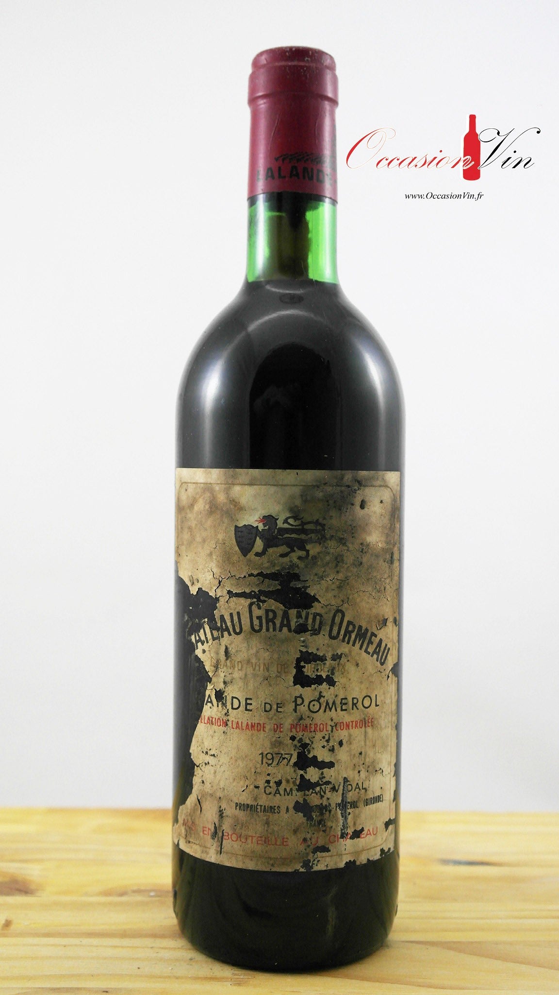 Château Grand Ormeau EA Vin 1977