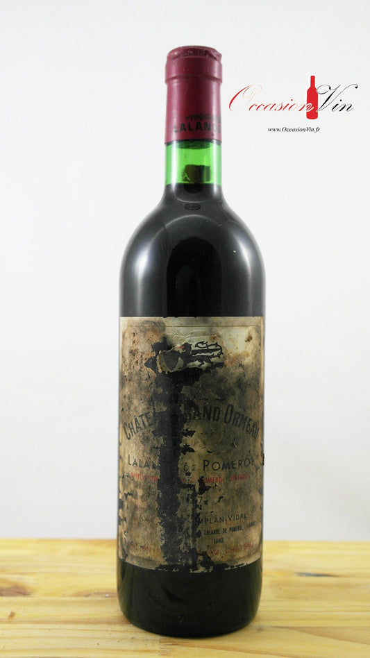 Château Grand Ormeau ETA2 Vin 1977