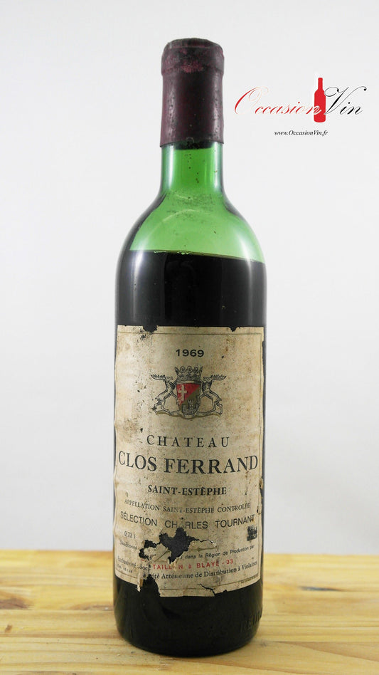 Château Clos Ferrand CA Vin 1969