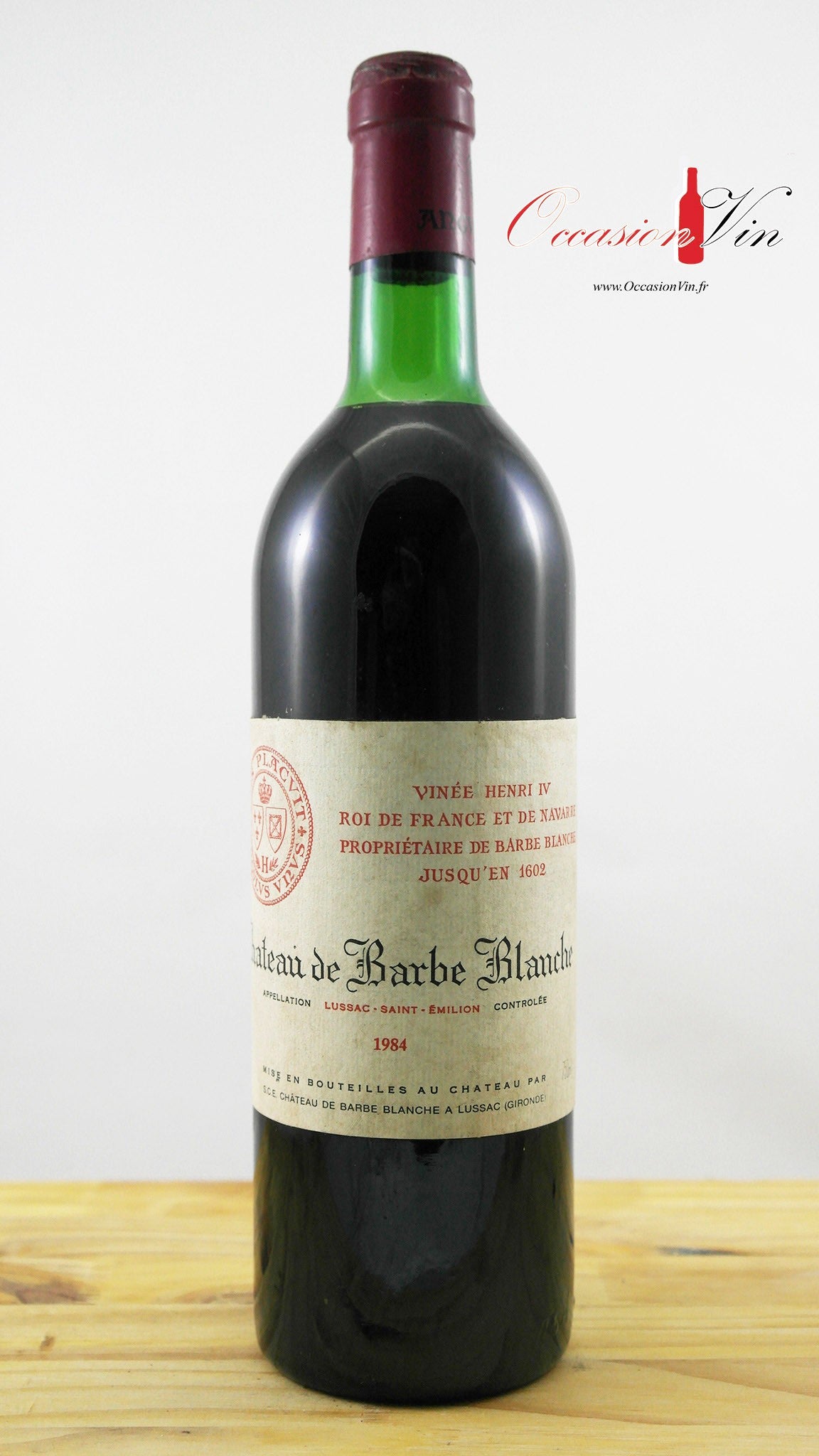 Château Barbe Blanche Vin 1984