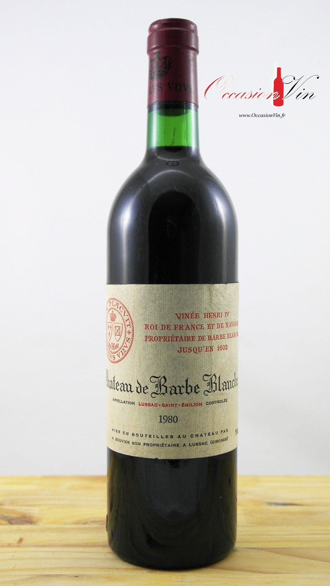 Château Barbe Blanche Vin 1980