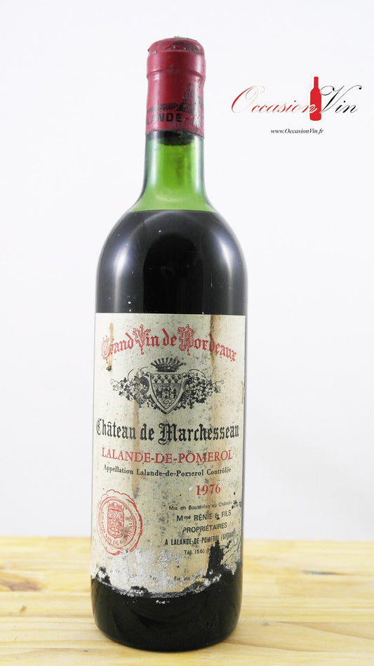 Château de Marchesseau Vin 1976