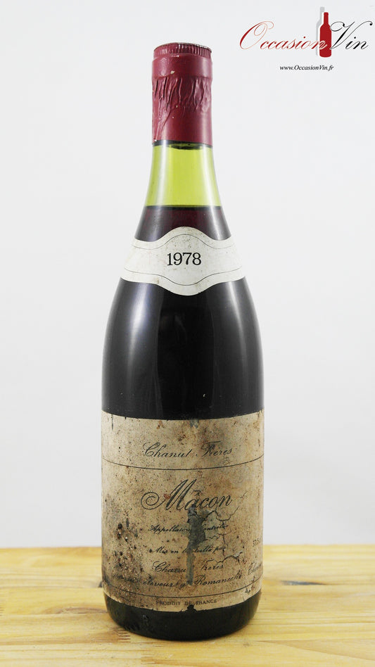 Macon Chanut Frères ELA Vin 1978