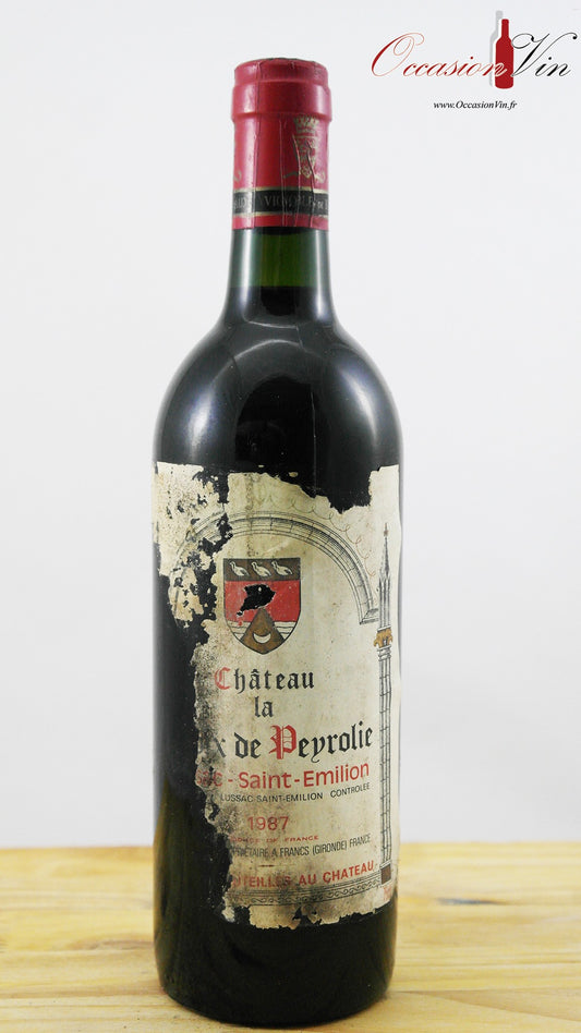 Château de la Croix de Peyrolie ETA Vin 1987