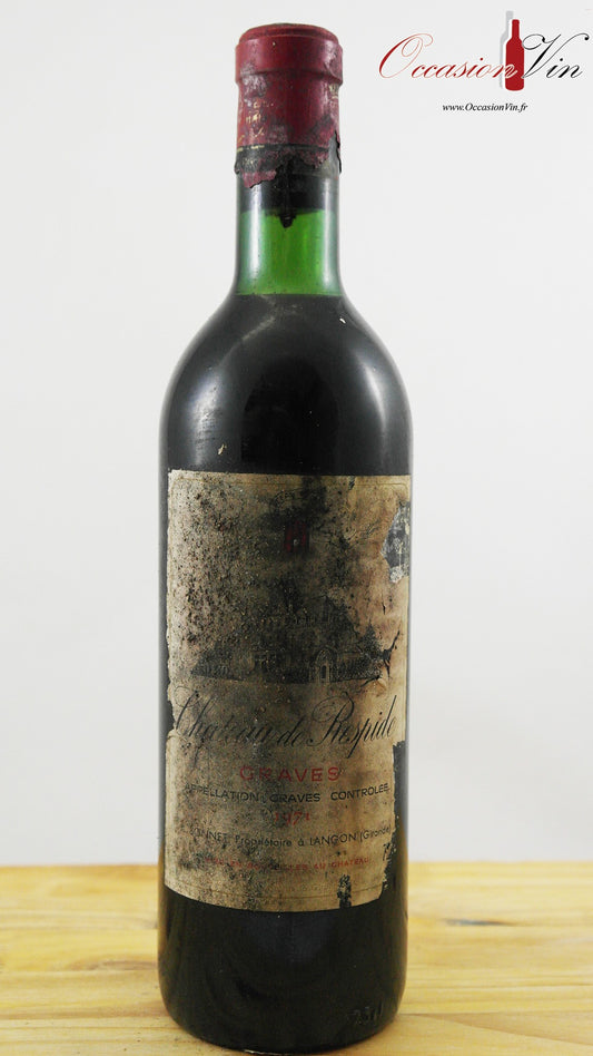 Château de Respide ETA Vin 1971