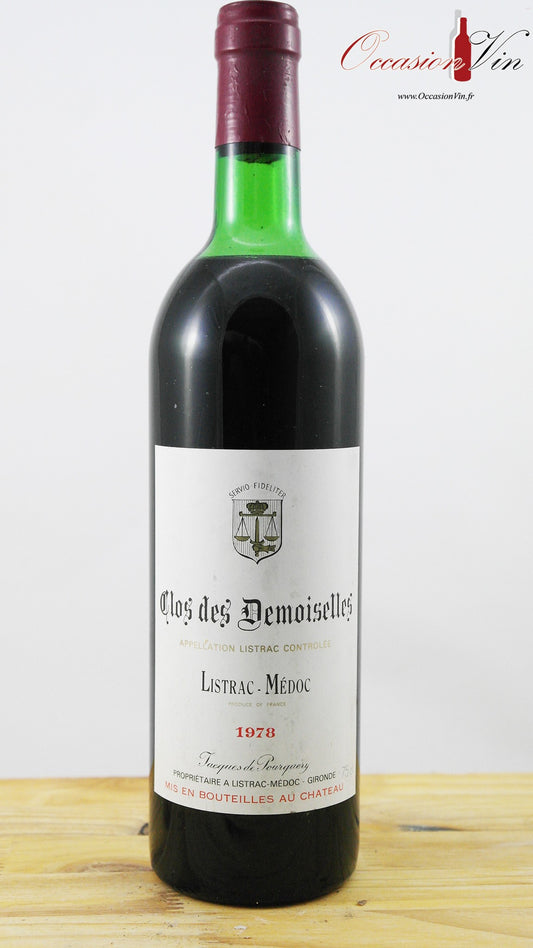 Clos des Demoiselles Vin 1978