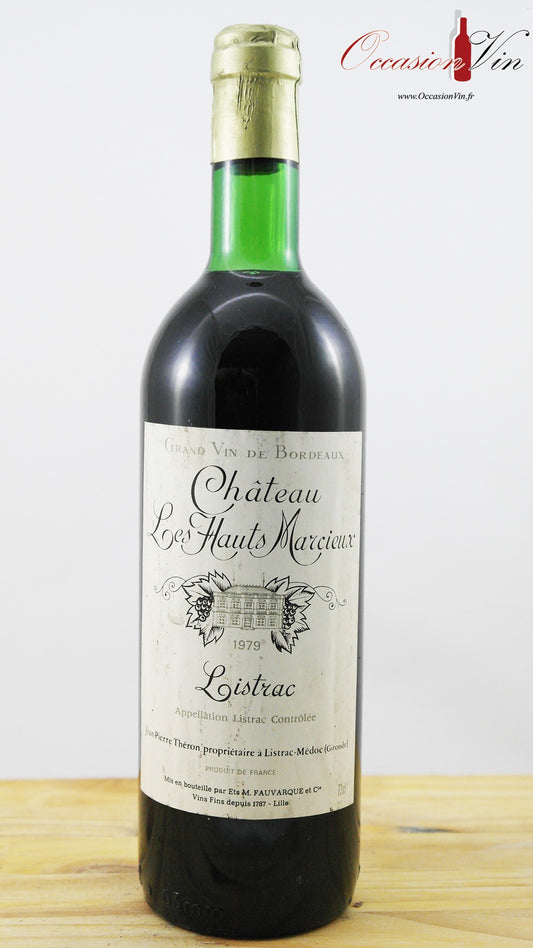 Château les Hauts Marcieux Vin 1979