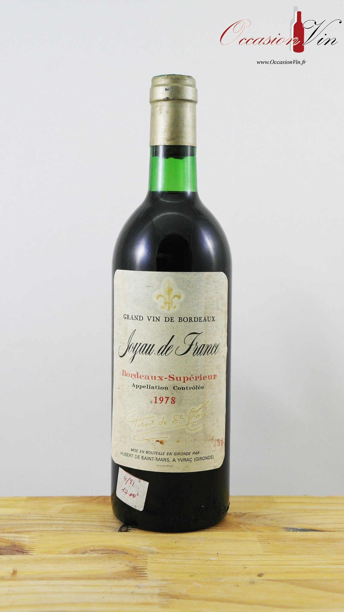 Joyau de France Vin 1978
