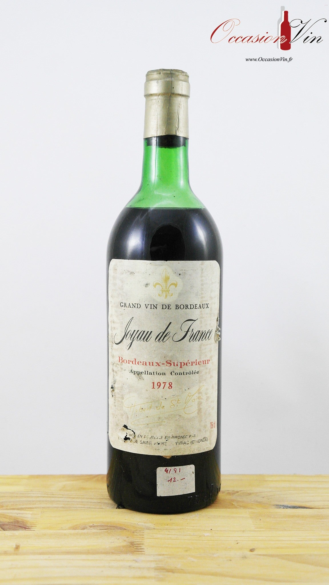 Joyau de France ME Vin 1978