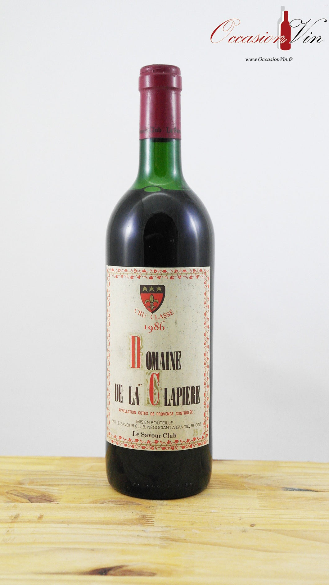 Domaine de la Clapière Vin 1986