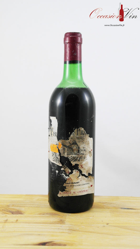 Château Terrasse de Prade ETA Vin 1985