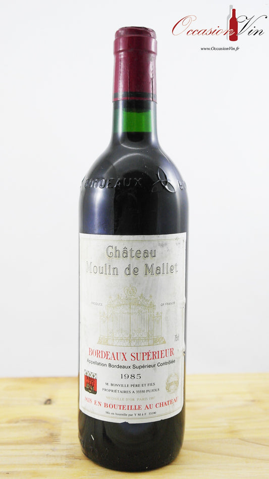 Château Moulin de Mallet Vin 1985