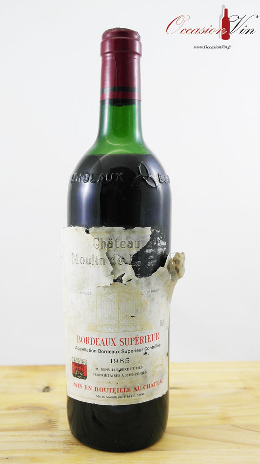 Château Moulin de Mallet ETA Vin 1985