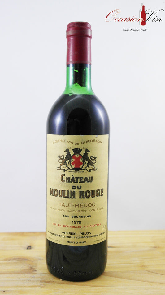 Château du Moulin Rouge CA Vin 1978