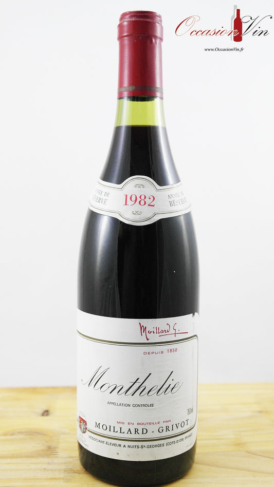 Monthelie Moillard Vin 1982
