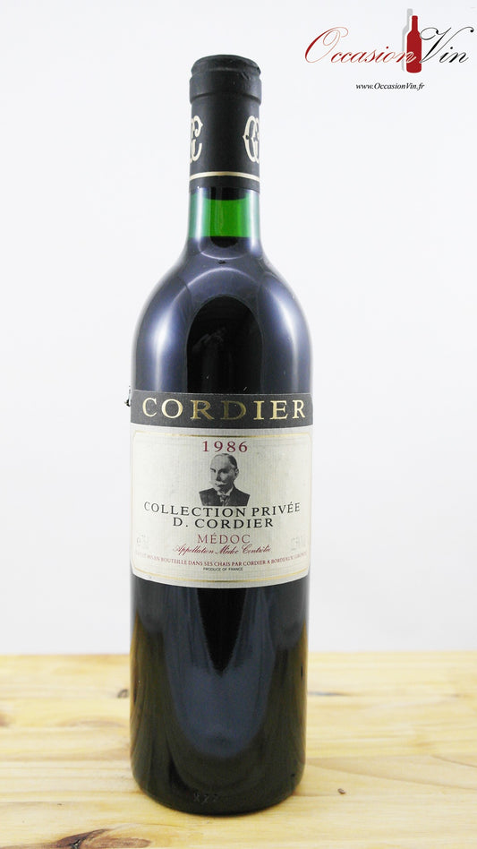 Cordier Collection Privée Vin 1986
