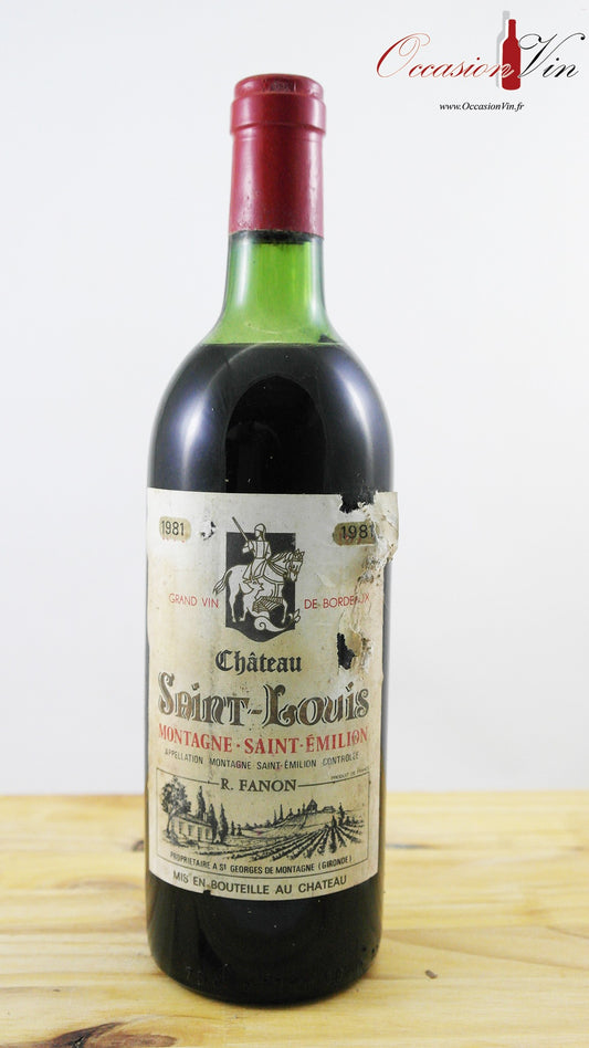 Château Saint-Louis ELA Vin 1981