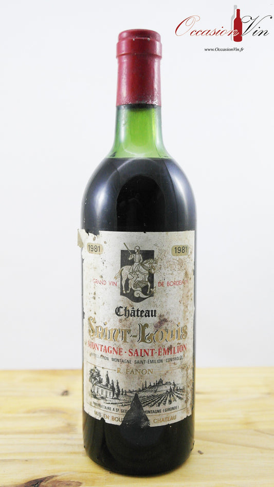 Château Saint-Louis HE Vin 1981