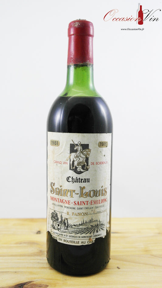 Château Saint-Louis CA Vin 1981