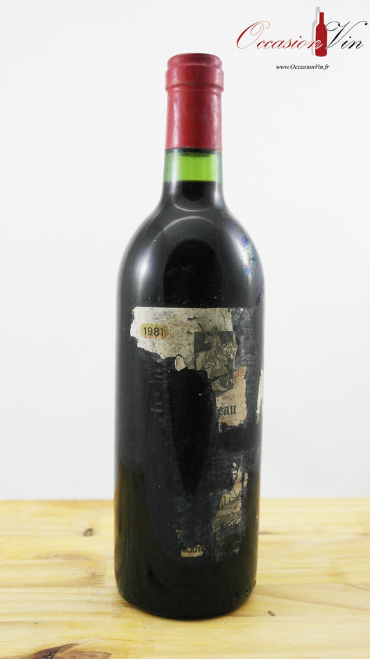 Château Saint-Louis ETA Vin 1981
