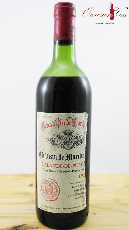 Château de Marchesseau ME Vin 1976