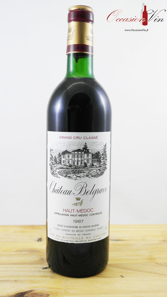 Château Belgrave BG Vin 1987