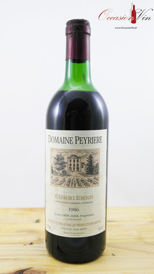 Domaine de la Peyriere CA Vin 1986