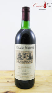 Domaine de la Peyriere Vin 1986