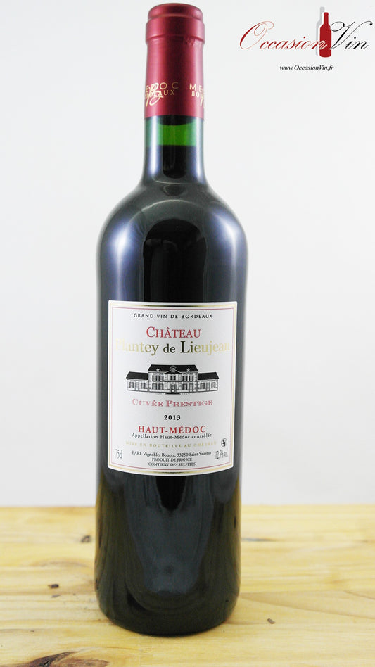 Château Plantey du Lieujean Vin 2013