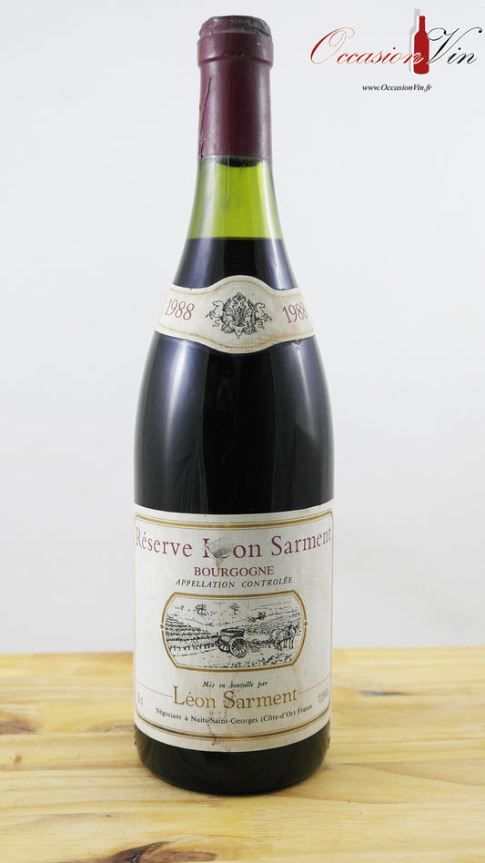 Réserve Léon Sarment ELA Vin 1988