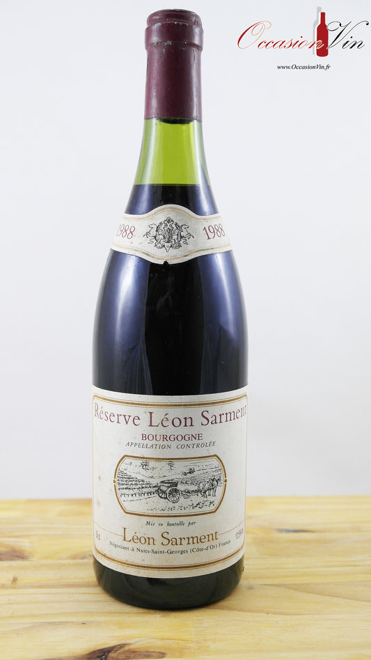 Réserve Léon Sarment CA Vin 1988