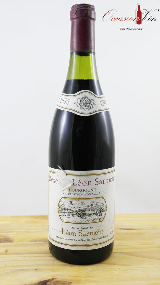 Réserve Léon Sarment EA Vin 1988