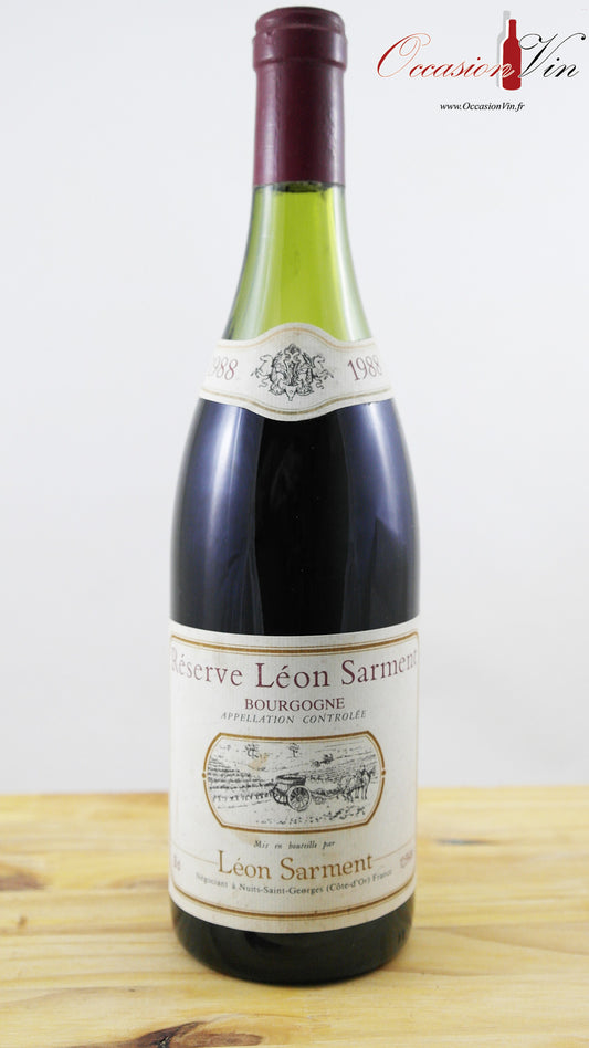 Réserve Léon Sarment NB Vin 1988