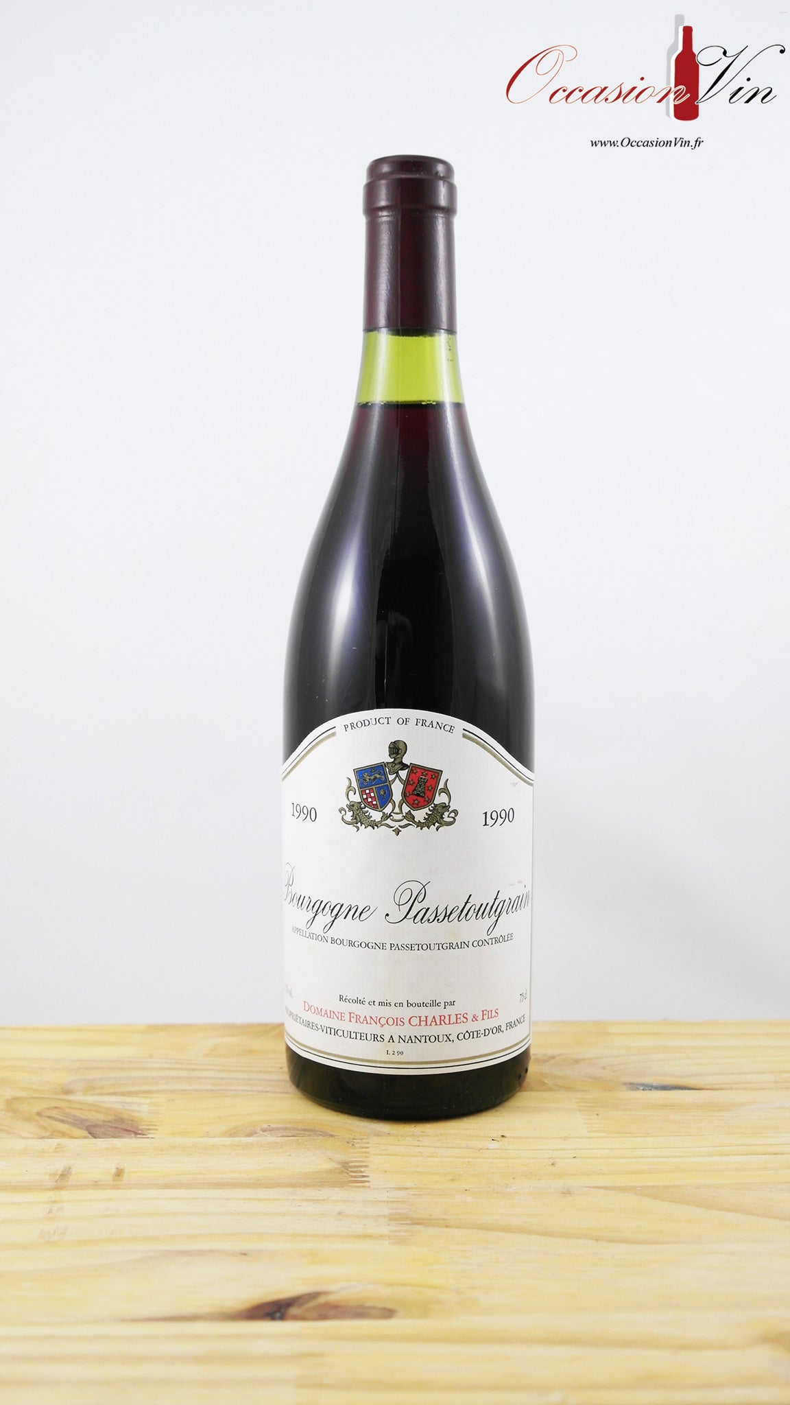Bourgogne Passetoutgrain François Charles & Fils Vin 1990