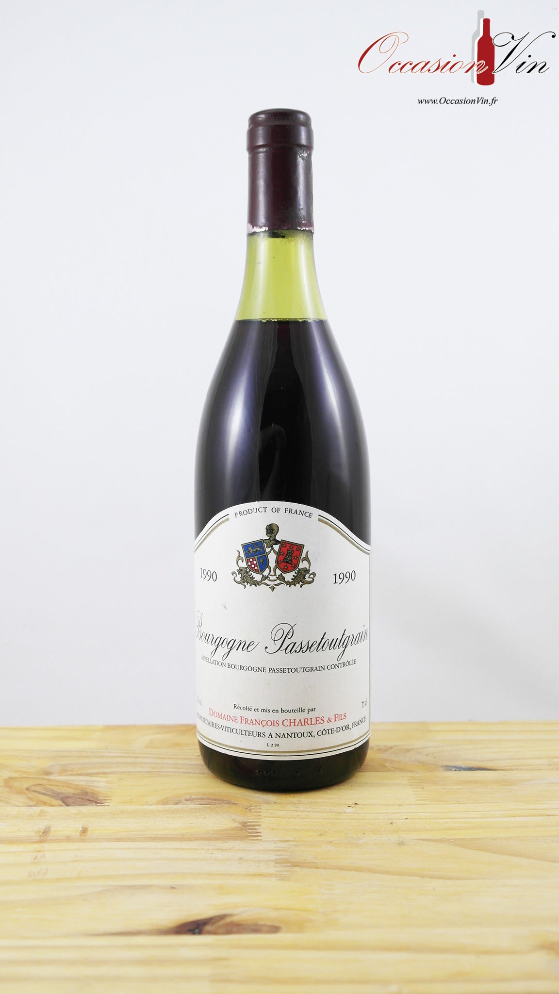 Bourgogne Passetoutgrain François Charles & Fils NB Vin 1990