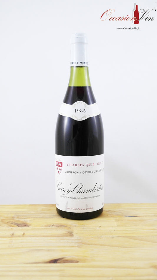 Gevrey-Chambertin Charles Quillardet Vin 1985