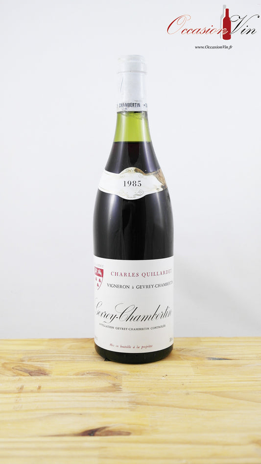 Gevrey-Chambertin Charles Quillardet EA Vin 1985